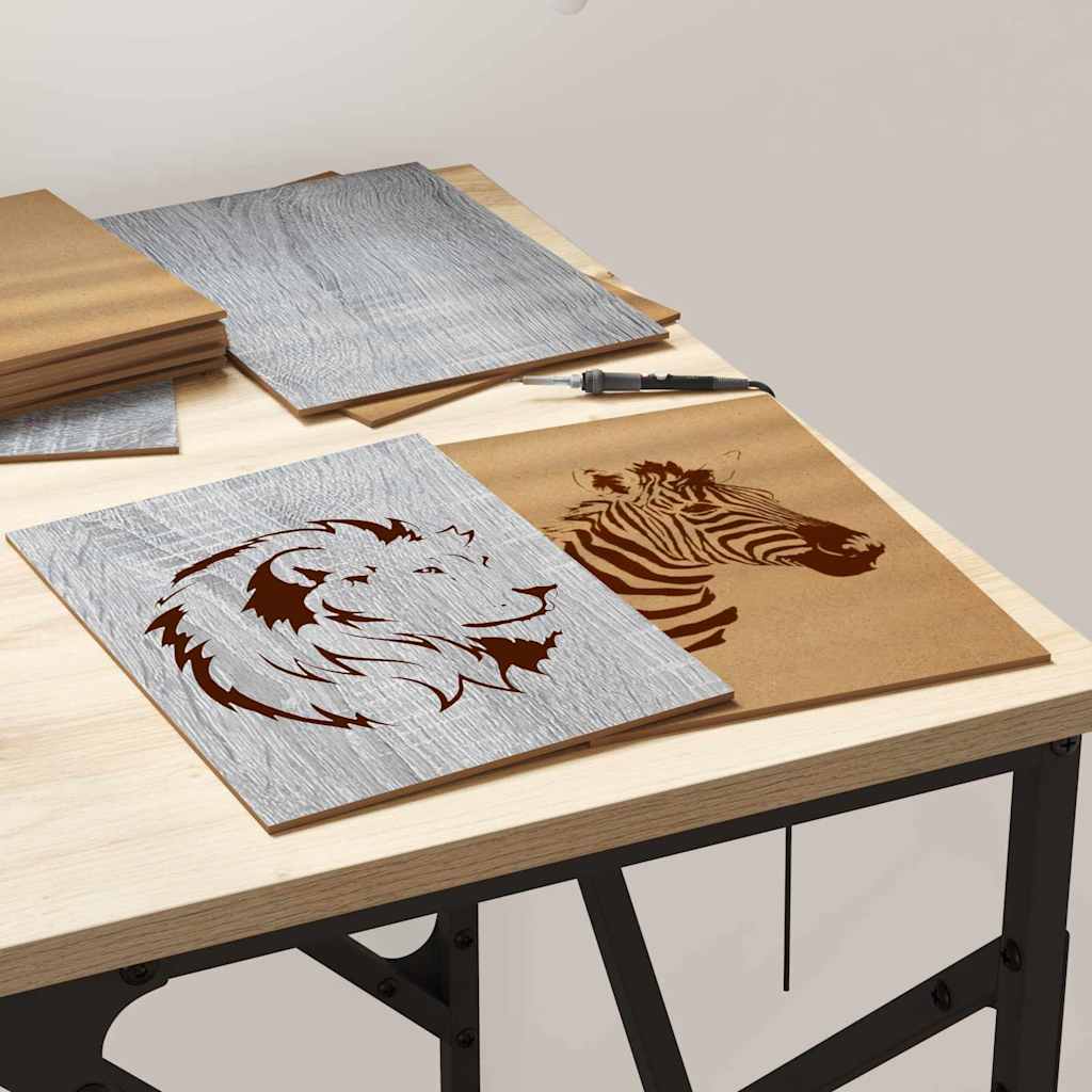 Pannelli decorativi 150 pcs Grigio sonoma 21 x 30 x 0.3 cm 885576