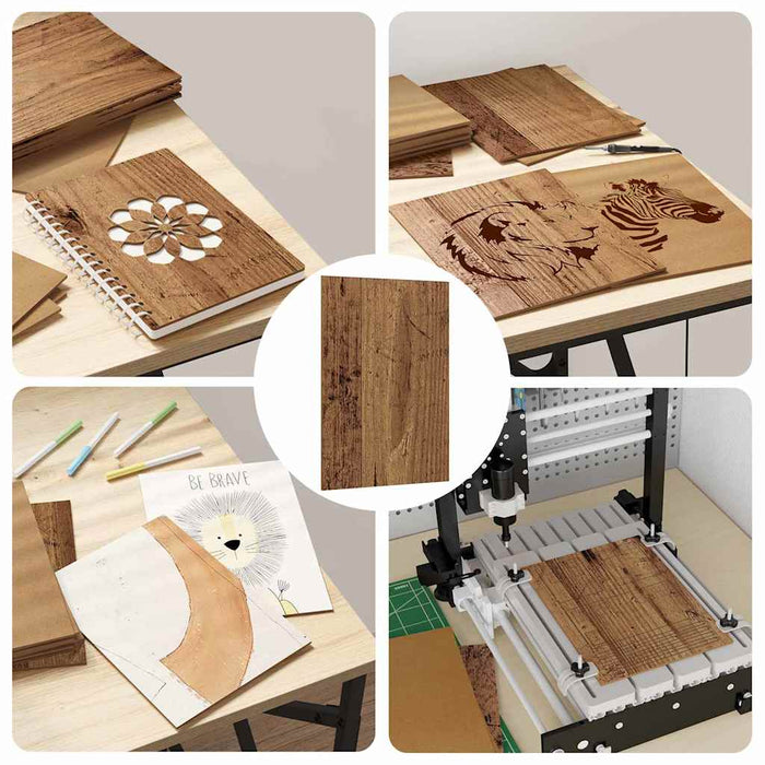 Pannelli decorativi 50 pcs Legno vecchio 21 x 30 x 0.3 cm 885578