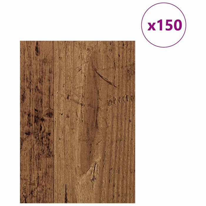 Pannelli decorativi 150 pcs Legno vecchio 21 x 30 x 0.3 cm 885579