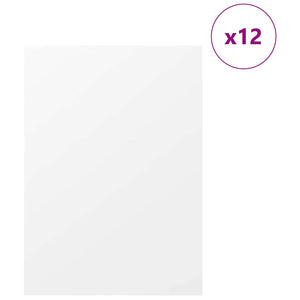 Pannelli decorativi 12 pcs Bianco 30 x 42 x 0.3 cm 885583