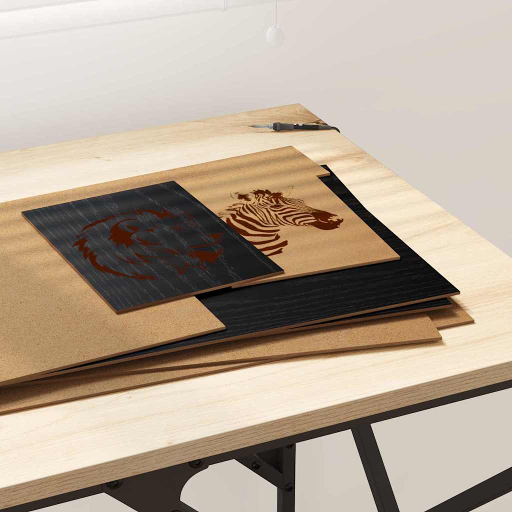 Pannelli decorativi 12 pcs Rovere nero 30 x 42 x 0.3 cm 885585