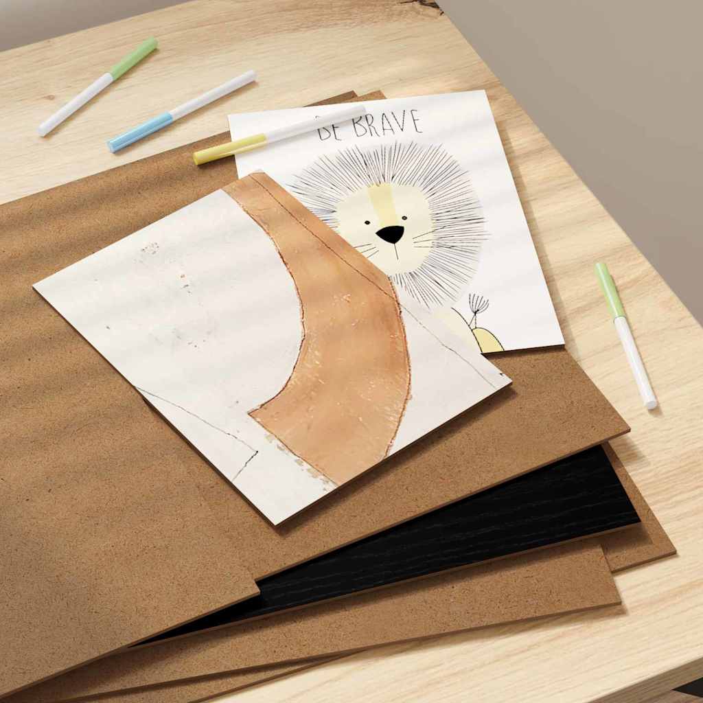 Pannelli decorativi 50 pcs Rovere nero 30 x 42 x 0.3 cm 885586