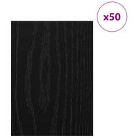 Pannelli decorativi 50 pcs Rovere nero 30 x 42 x 0.3 cm 885586