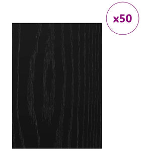 Pannelli decorativi 50 pcs Rovere nero 30 x 42 x 0.3 cm 885586