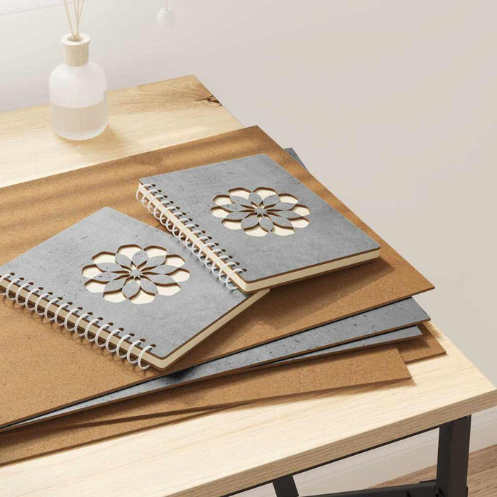 Pannelli decorativi 12 pcs Grigio cemento 30 x 42 x 0.3 cm 885589