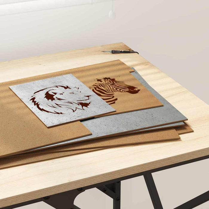 Pannelli decorativi 50 pcs Grigio cemento 30 x 42 x 0.3 cm 885590