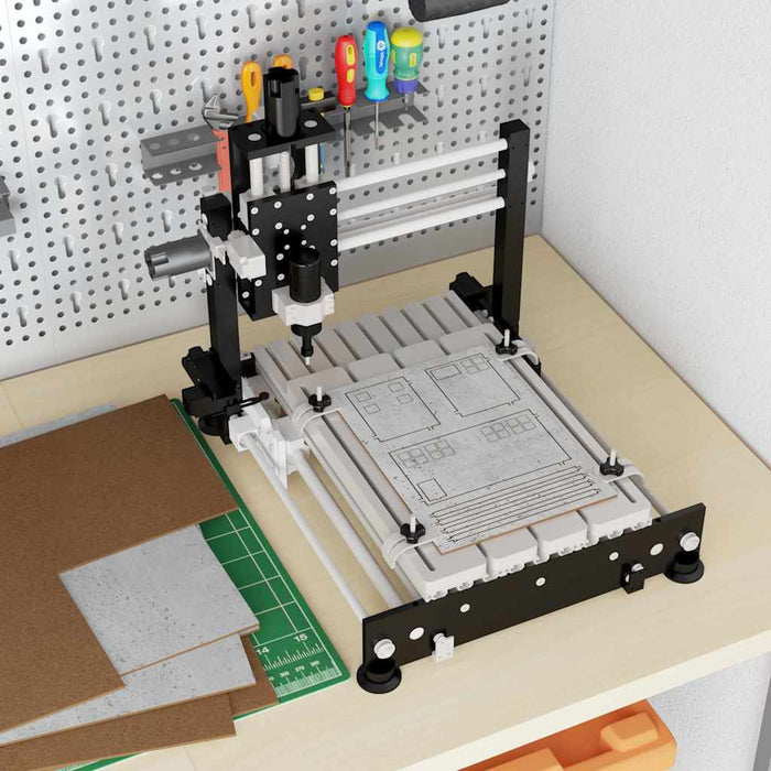 Pannelli decorativi 50 pcs Grigio cemento 30 x 42 x 0.3 cm 885590