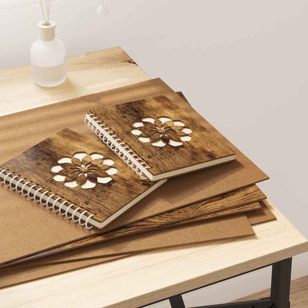 Pannelli decorativi 50 pcs Rovere fumo 30 x 42 x 0.3 cm 885592