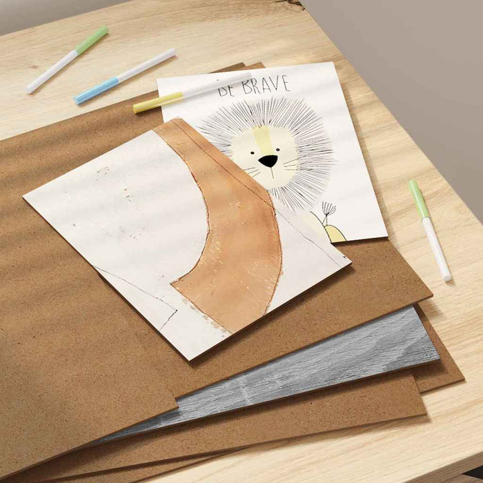 Pannelli decorativi 50 pcs Grigio sonoma 30 x 42 x 0.3 cm 885594