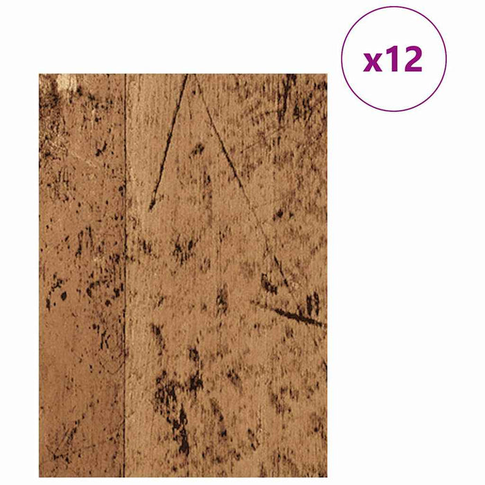 Pannelli decorativi 12 pcs Legno vecchio 30 x 42 x 0.3 cm 885595