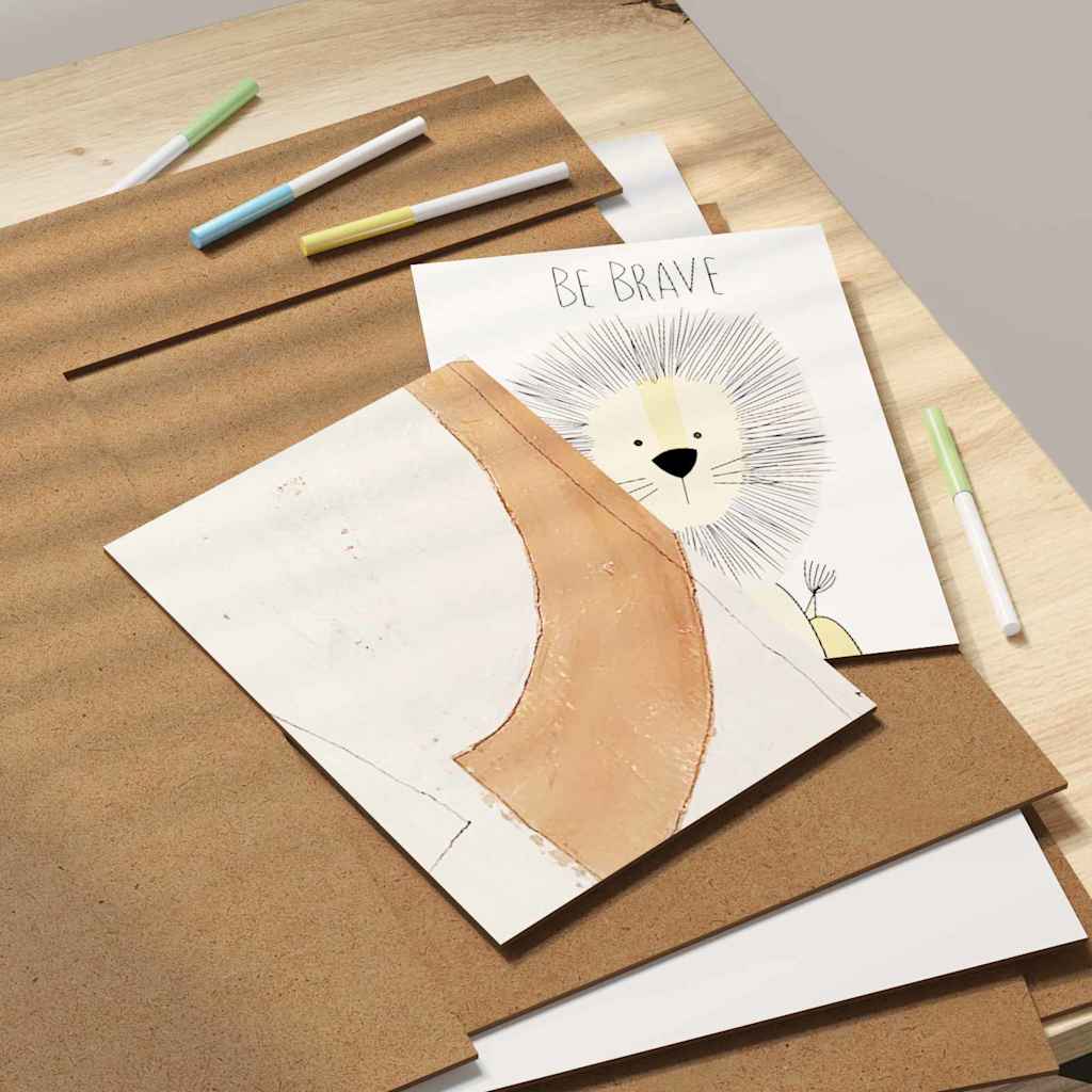 Pannelli decorativi 50 pcs Bianco 40 x 60 x 0.3 cm 885600