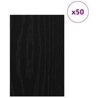 Pannelli decorativi 50 pcs Rovere nero 40 x 60 x 0.3 cm 885602