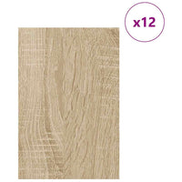 Pannelli decorativi 12 pcs rovere sonoma 40 x 60 x 0.3 cm 885603
