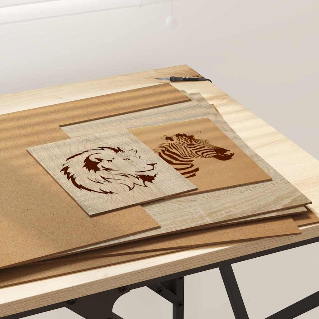 Pannelli decorativi 50 pcs rovere sonoma 40 x 60 x 0.3 cm 885604