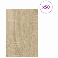 Pannelli decorativi 50 pcs rovere sonoma 40 x 60 x 0.3 cm 885604