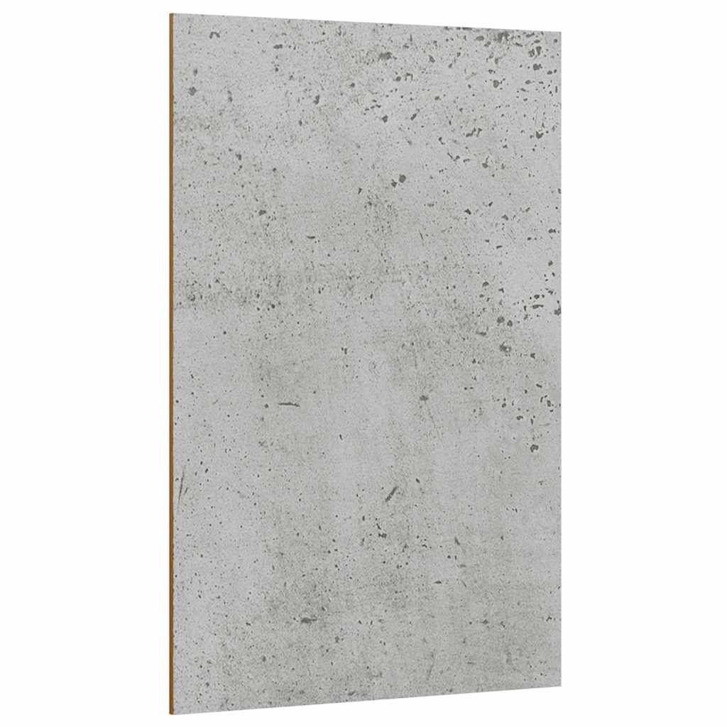 Pannelli decorativi 12 pcs Grigio cemento 40 x 60 x 0.3 cm 885605