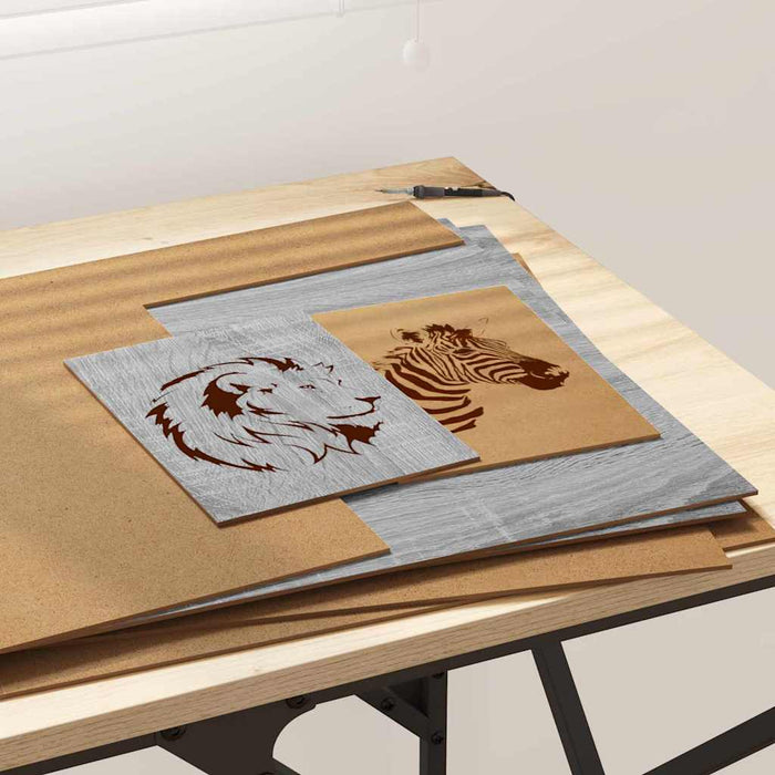 Pannelli decorativi 12 pcs Grigio sonoma 40 x 60 x 0.3 cm 885609