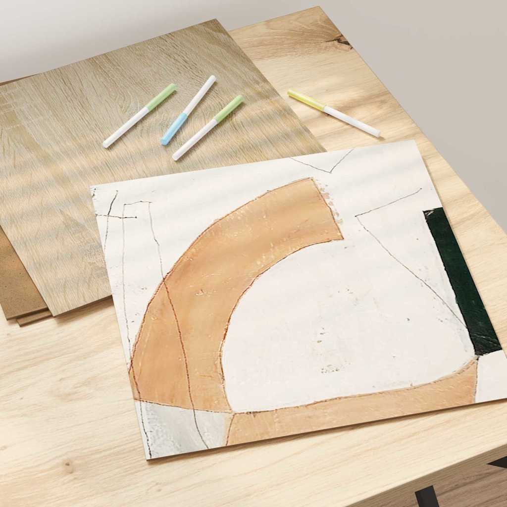 Pannelli decorativi 50 pcs rovere sonoma 30 x 30 x 0.3 cm 885620