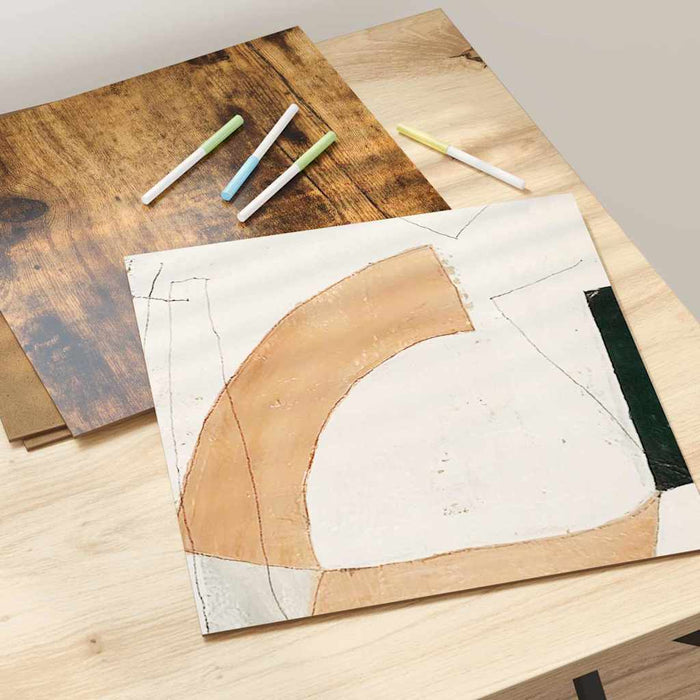 Pannelli decorativi 12 pcs Rovere fumo 30 x 30 x 0.3 cm 885623