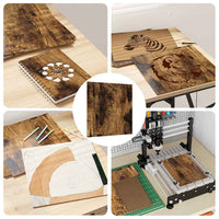 Pannelli decorativi 50 pcs Rovere fumo 30 x 30 x 0.3 cm 885624