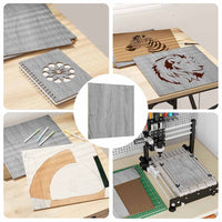 Pannelli decorativi 12 pcs Grigio sonoma 30 x 30 x 0.3 cm 885625