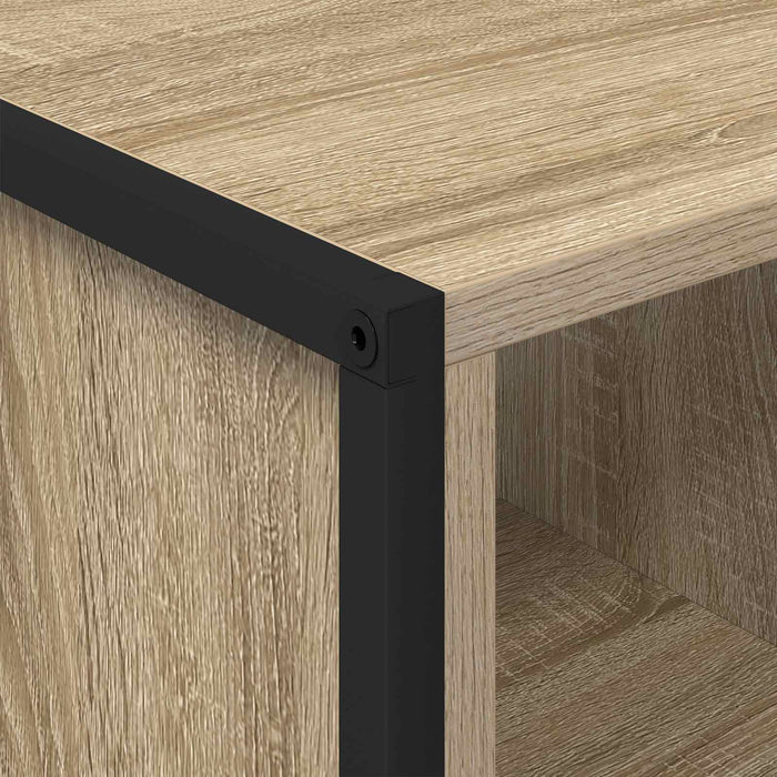 Tavolino da salotto Sonoma 80 x 50 x 40 cm Legno multistrato 886433