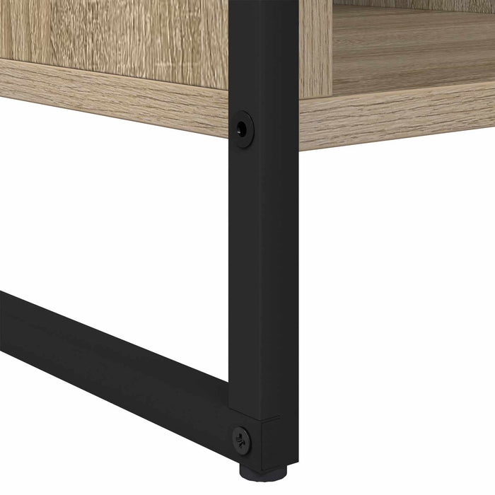 Tavolino da salotto Sonoma 80 x 50 x 40 cm Legno multistrato 886433
