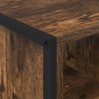 Tavolino da salotto Quercia Fumosa 80 x 50 x 40 cm 886434