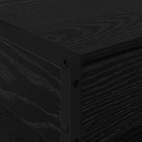 Tavolino da salotto Rovere Nero 80 x 50 x 40 cm 886438