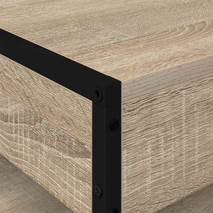 Tavolino da salotto Sonoma 80 x 50 x 40 cm Legno multistrato 886439