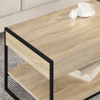 Tavolino da salotto Sonoma 80 x 50 x 40 cm Legno multistrato 886439