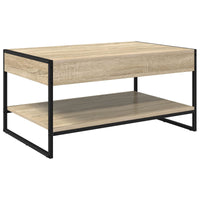 Tavolino da salotto Sonoma 80 x 50 x 40 cm Legno multistrato 886439