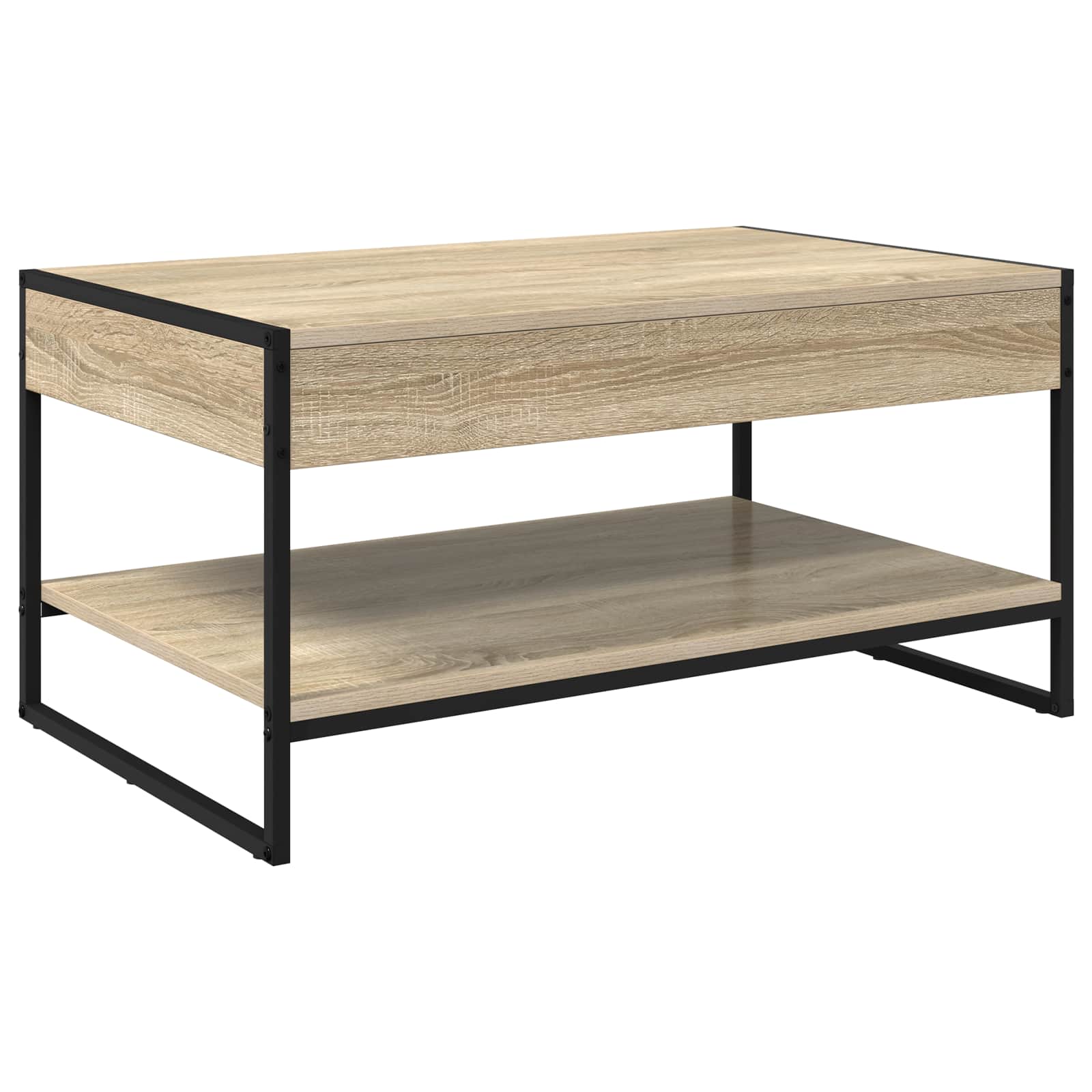 Tavolino da salotto Sonoma 80 x 50 x 40 cm Legno multistrato 886439