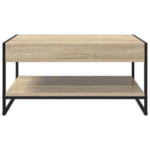 Tavolino da salotto Sonoma 80 x 50 x 40 cm Legno multistrato 886439