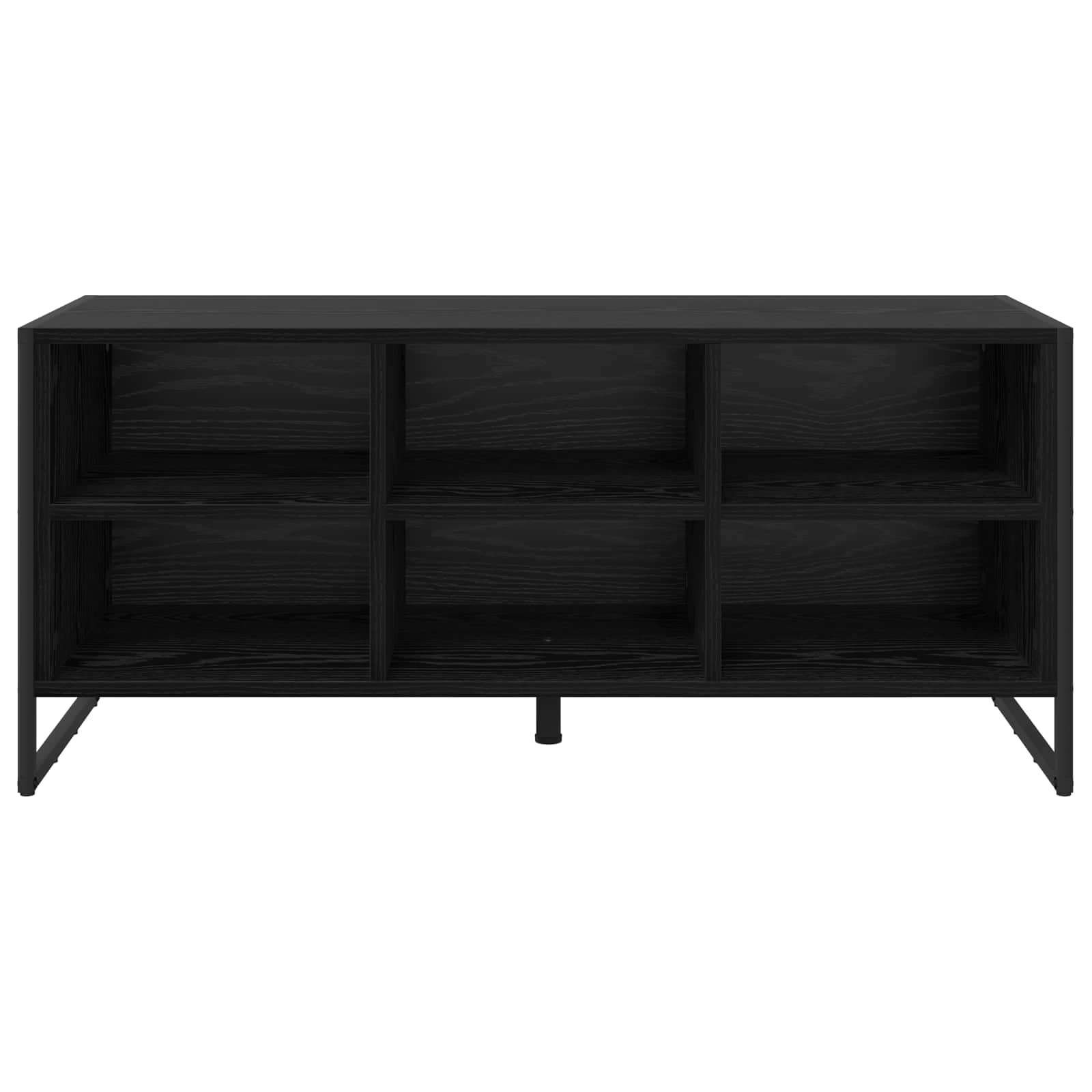 Mobile per scarpe Rovere Nero 60 x 35 x 44 cm Legno multistrato 886450