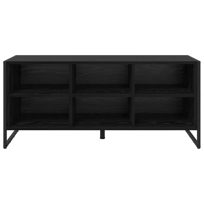Mobile per scarpe Rovere Nero 60 x 35 x 44 cm Legno multistrato 886450