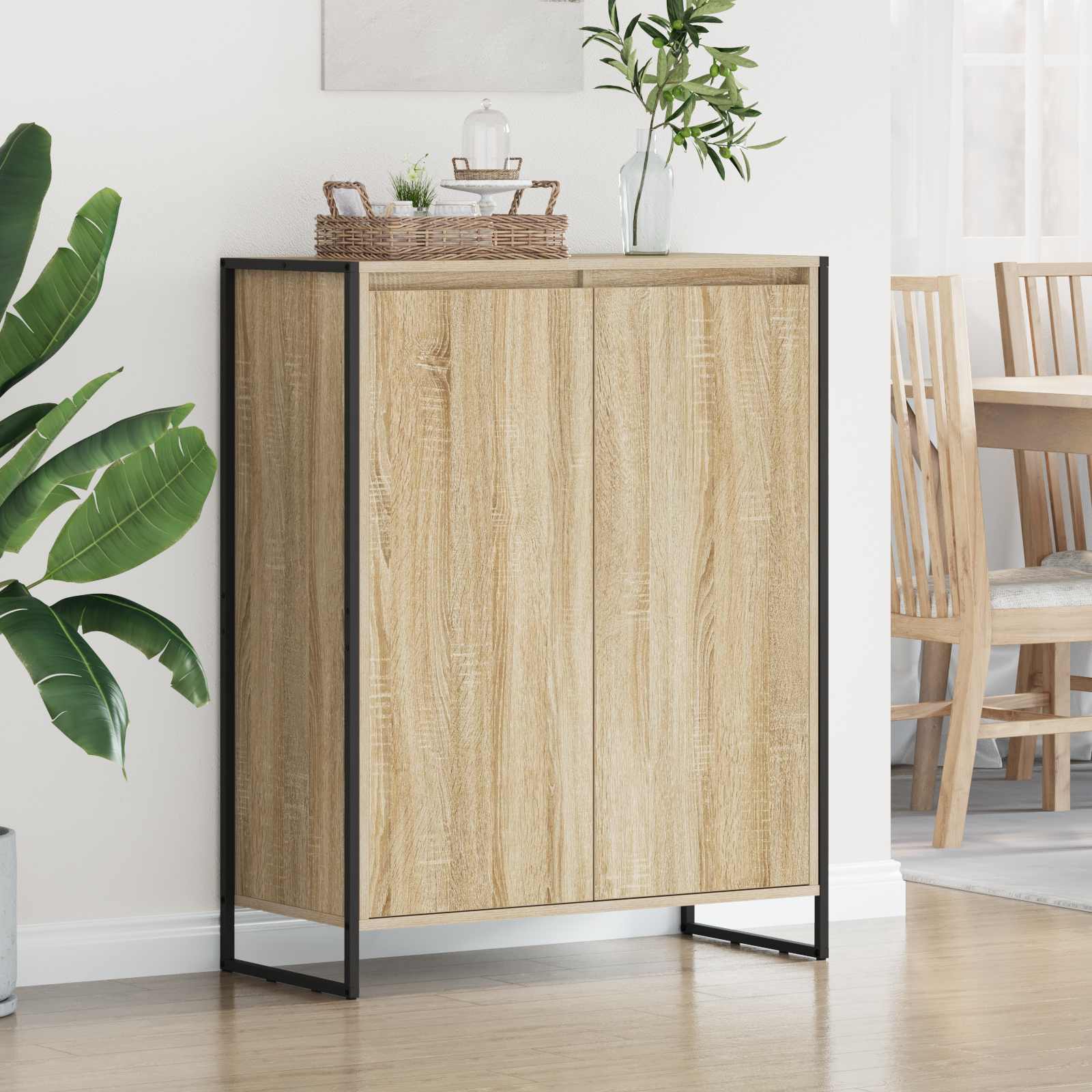 Mobile per scarpe Sonoma 79 x 36 x 100 cm Legno multistrato 886463