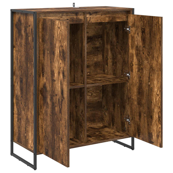 Mobile per scarpe con porta Quercia Fumosa 79 x 36 x 100 cm 886464