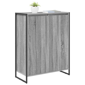 Mobile per scarpe con porta Grigio Sonoma 79 x 36 x 100 cm 886465