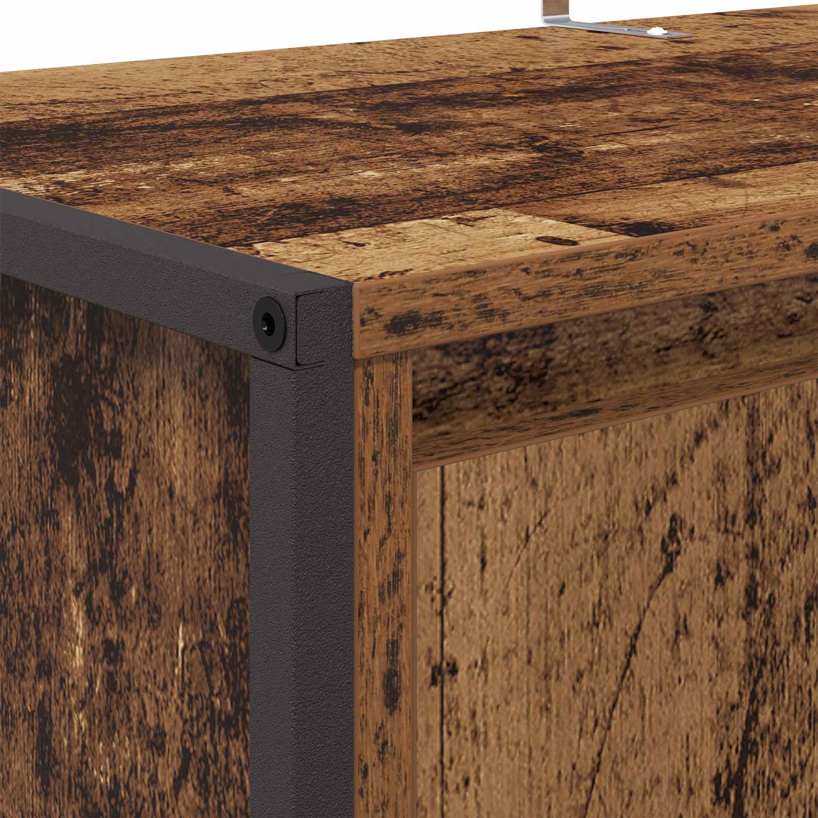 Mobile per scarpe con porta Legno vecchio 79 x 36 x 100 cm 886466