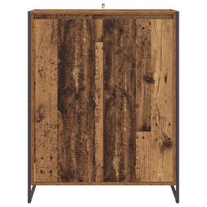 Mobile per scarpe con porta Legno vecchio 79 x 36 x 100 cm 886466