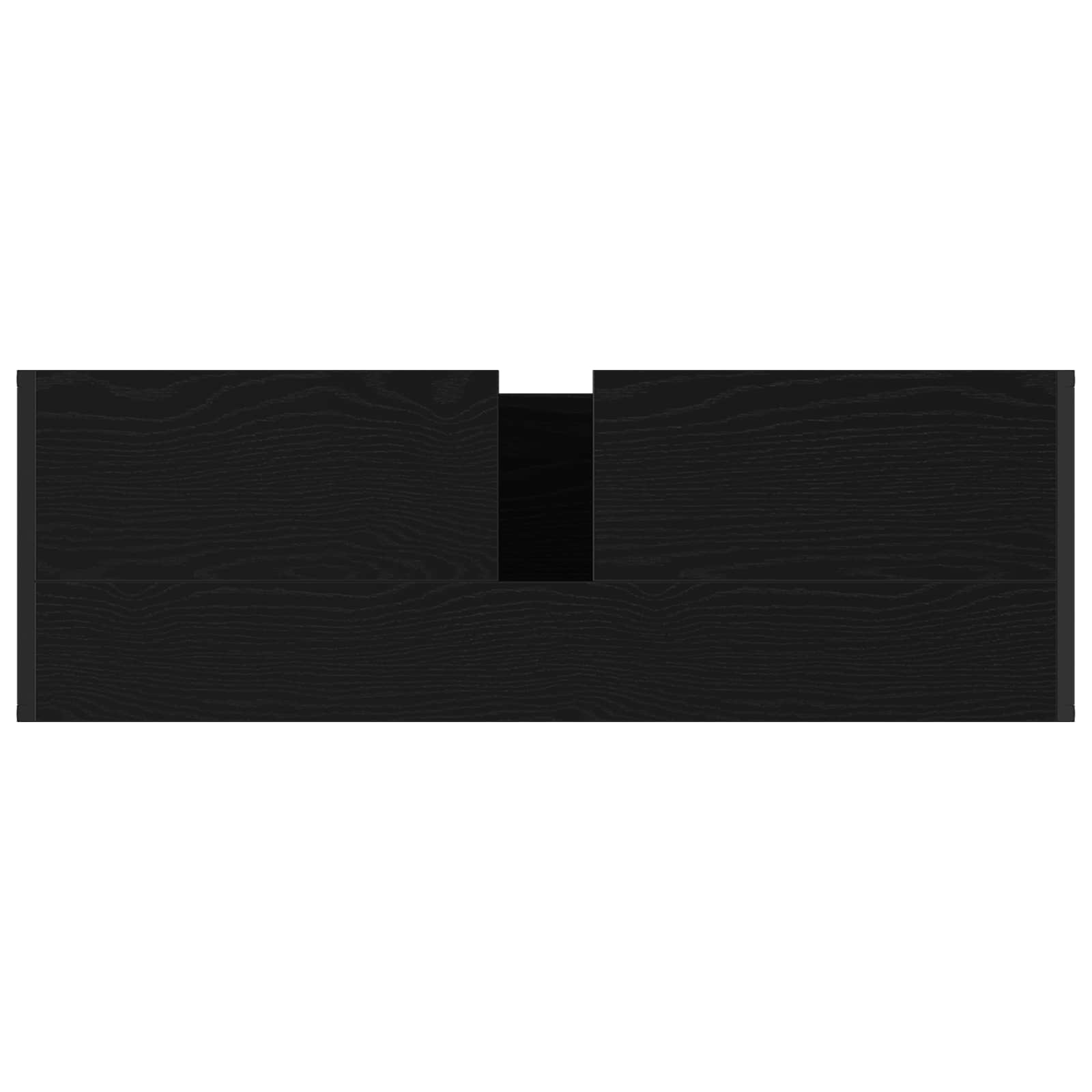 Mobile da Bagno Rovere Nero 90 x 30 x 60 cm Legno multistrato 886480