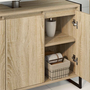 Mobile da Bagno Sonoma 90 x 30 x 60 cm Legno multistrato 886481
