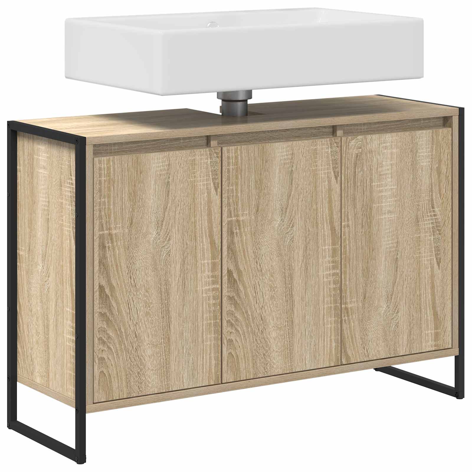 Mobile da Bagno Sonoma 90 x 30 x 60 cm Legno multistrato 886481