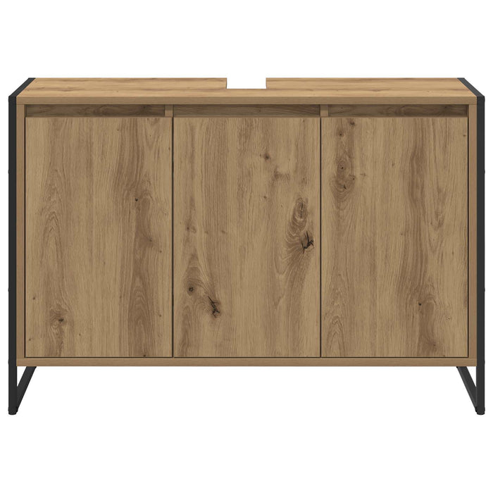 Mobile da Bagno con porta Rovere Artigianale 90 x 30 x 60 cm 886485