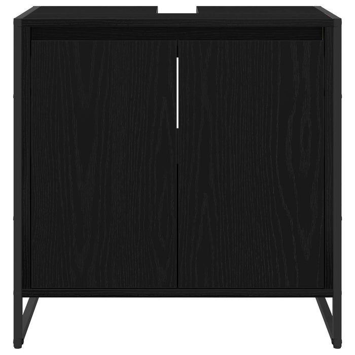Mobile da Bagno Rovere Nero 60 x 30 x 60 cm Legno multistrato 886486