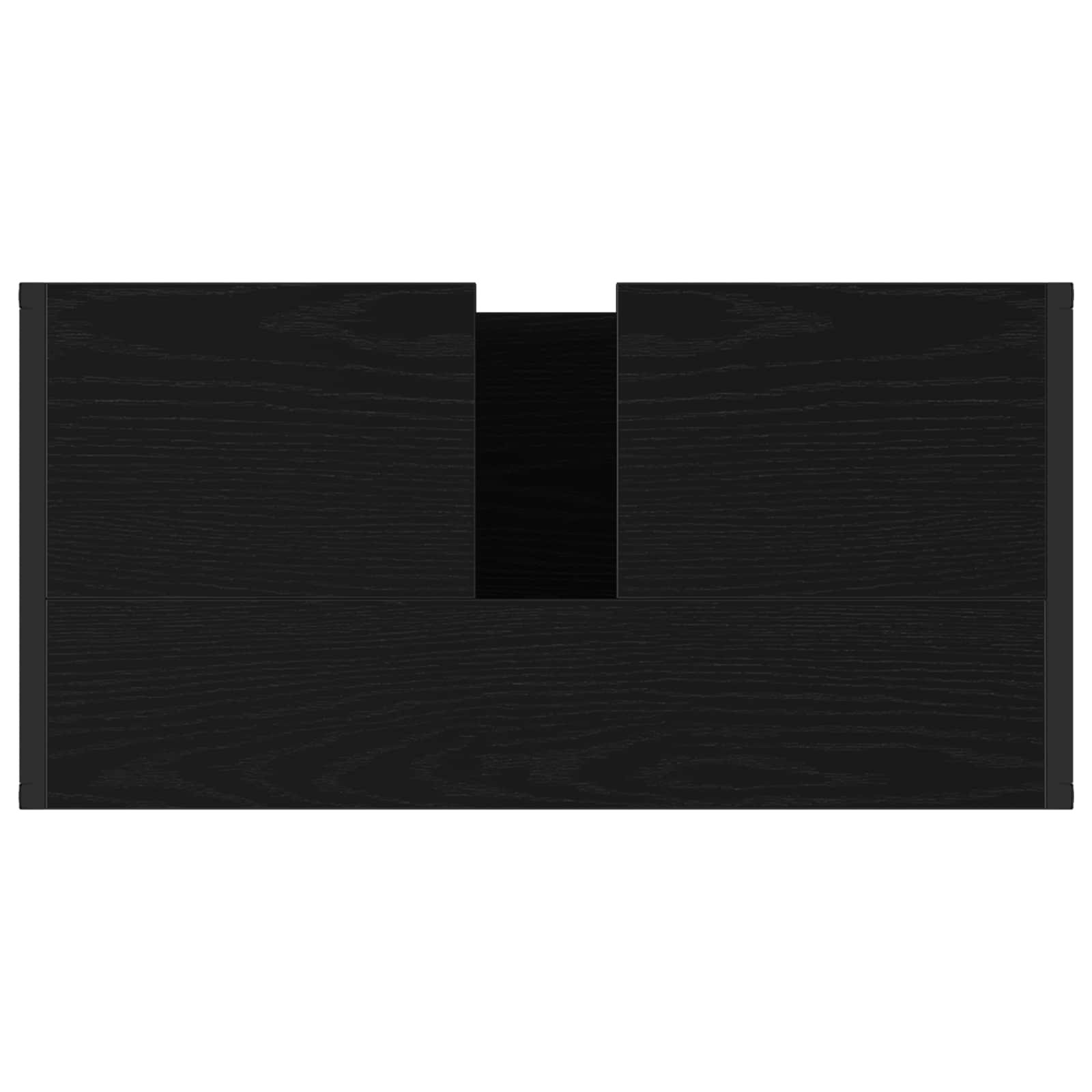 Mobile da Bagno Rovere Nero 60 x 30 x 60 cm Legno multistrato 886486