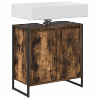 Mobile da Bagno con porta Quercia Fumosa 60 x 30 x 60 cm 886488