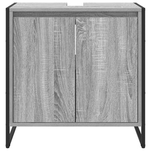 Mobile da Bagno Grigio Sonoma 60 x 30 x 60 cm Legno multistrato 886489