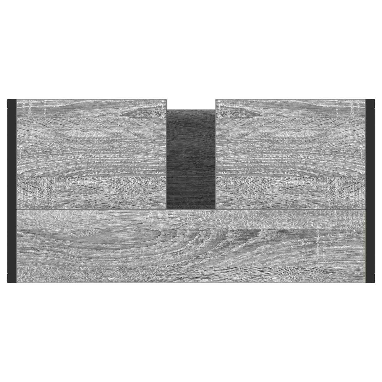 Mobile da Bagno Grigio Sonoma 60 x 30 x 60 cm Legno multistrato 886489